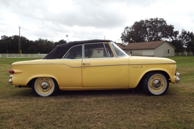 1960 studebaker lark convertible v6 engine manual trans nice looking & running