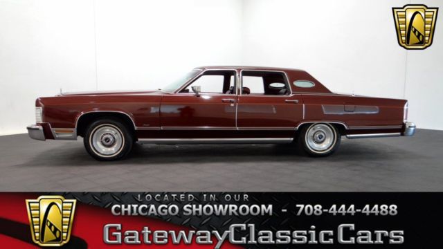 1978 lincoln continental 39449 miles burgundy sedan 460 cid v8 automatic