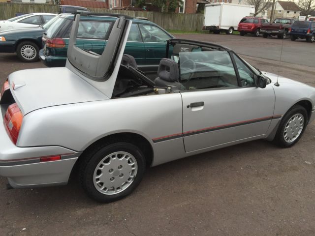 1991 mercury capri convertable with hard top auto only 77k low reserve