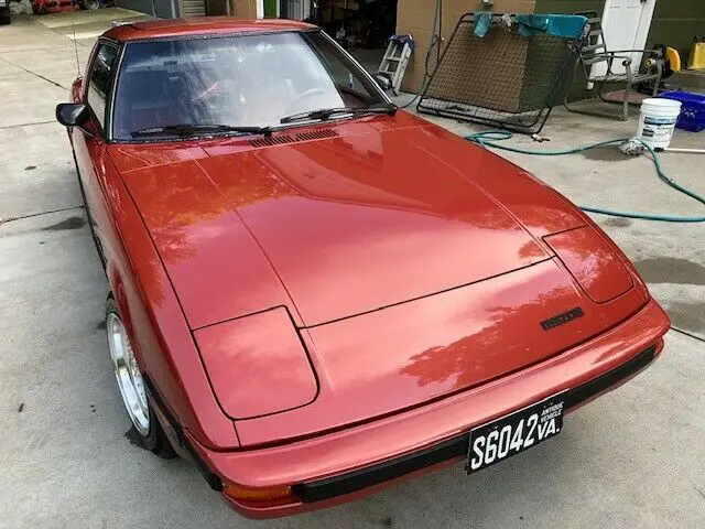 1983 mazda rx-7 gs 75k miles, clean, red interior, original paint