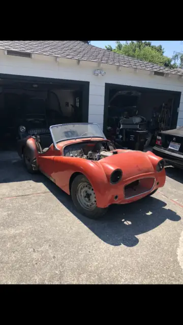 1957 triumph tr3, just removed from 2 decades of storage, big project