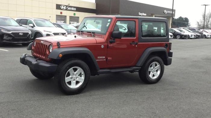 2014 jeep wrangler sport 4x4 sport 2dr suv for sale in halyoke, massachusetts