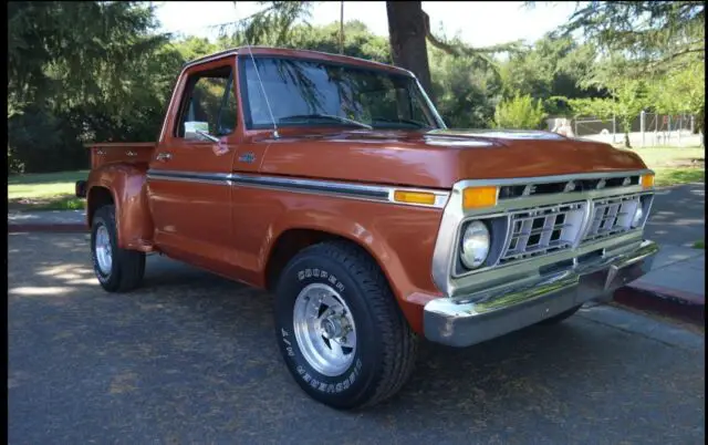 1977 ford f-100 flareside stepside ranger package one owner gorgeous cali truck