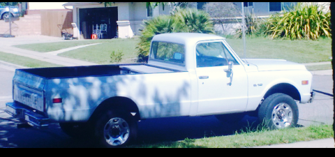 1971 chevrolet c-10 3/4 ton, auto, 4x4, 350 v8