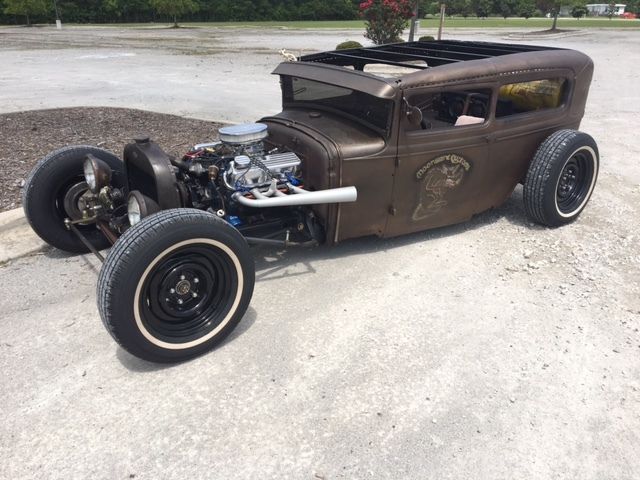 1930 model a sedan chopped rat rod