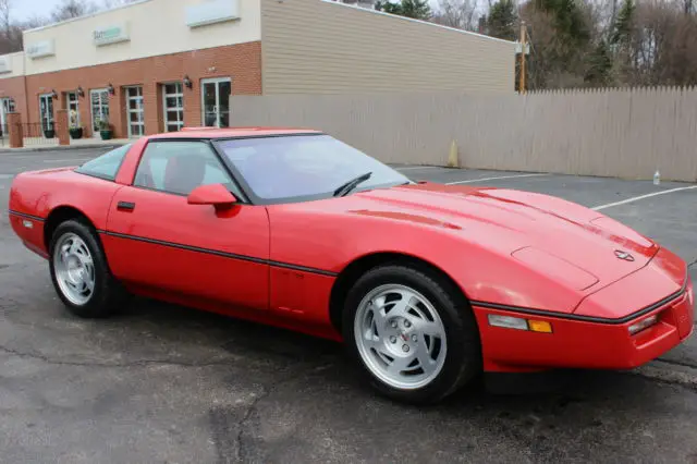 1990 chevrolet corvette zr1 rare car 6 speed manual 17k miles over $60k new red