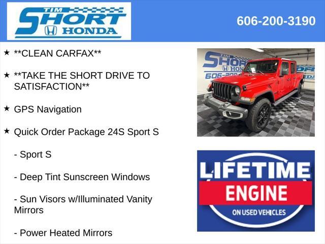2022 jeep gladiator sport s