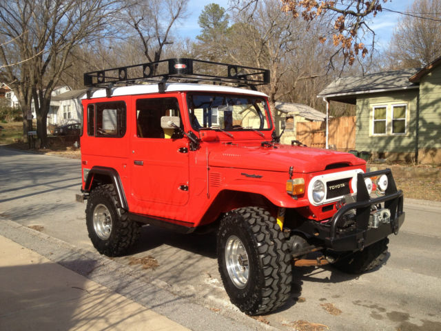 1977 toyota land cruiser fj 40 full frame off restoration