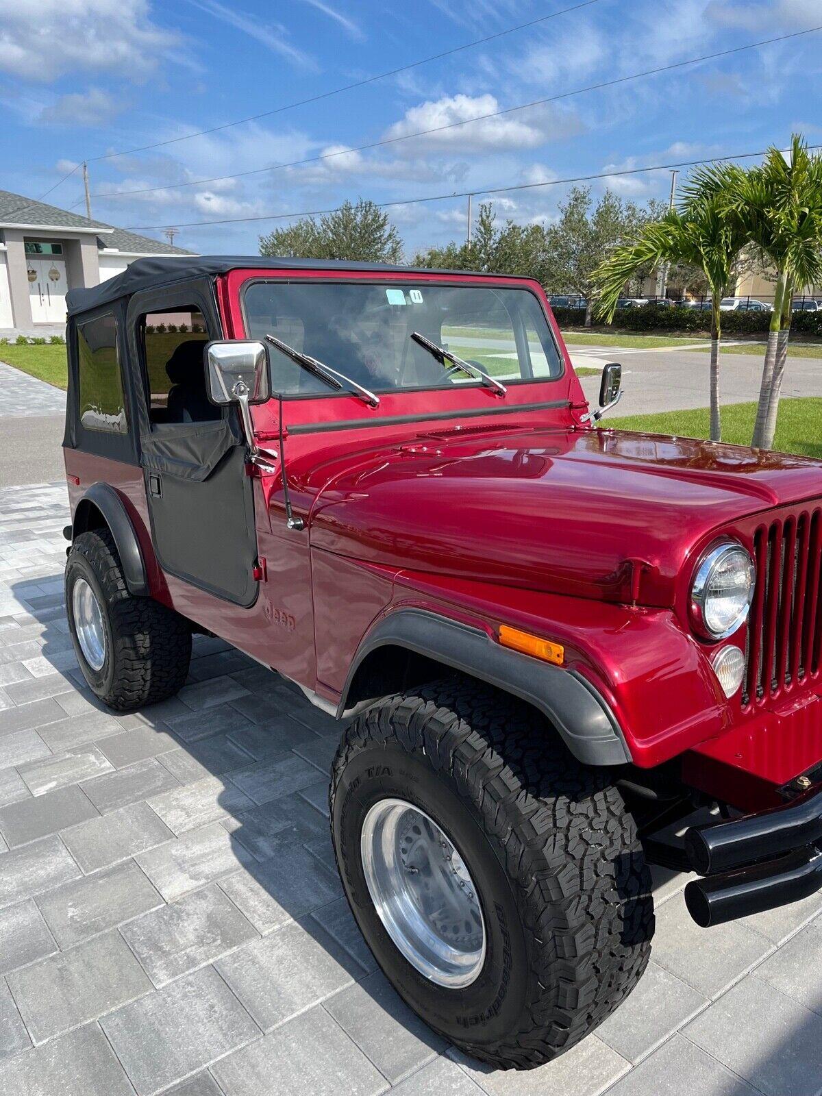 1978 jeep cj custom 350 v8 motor with edelbrock parts