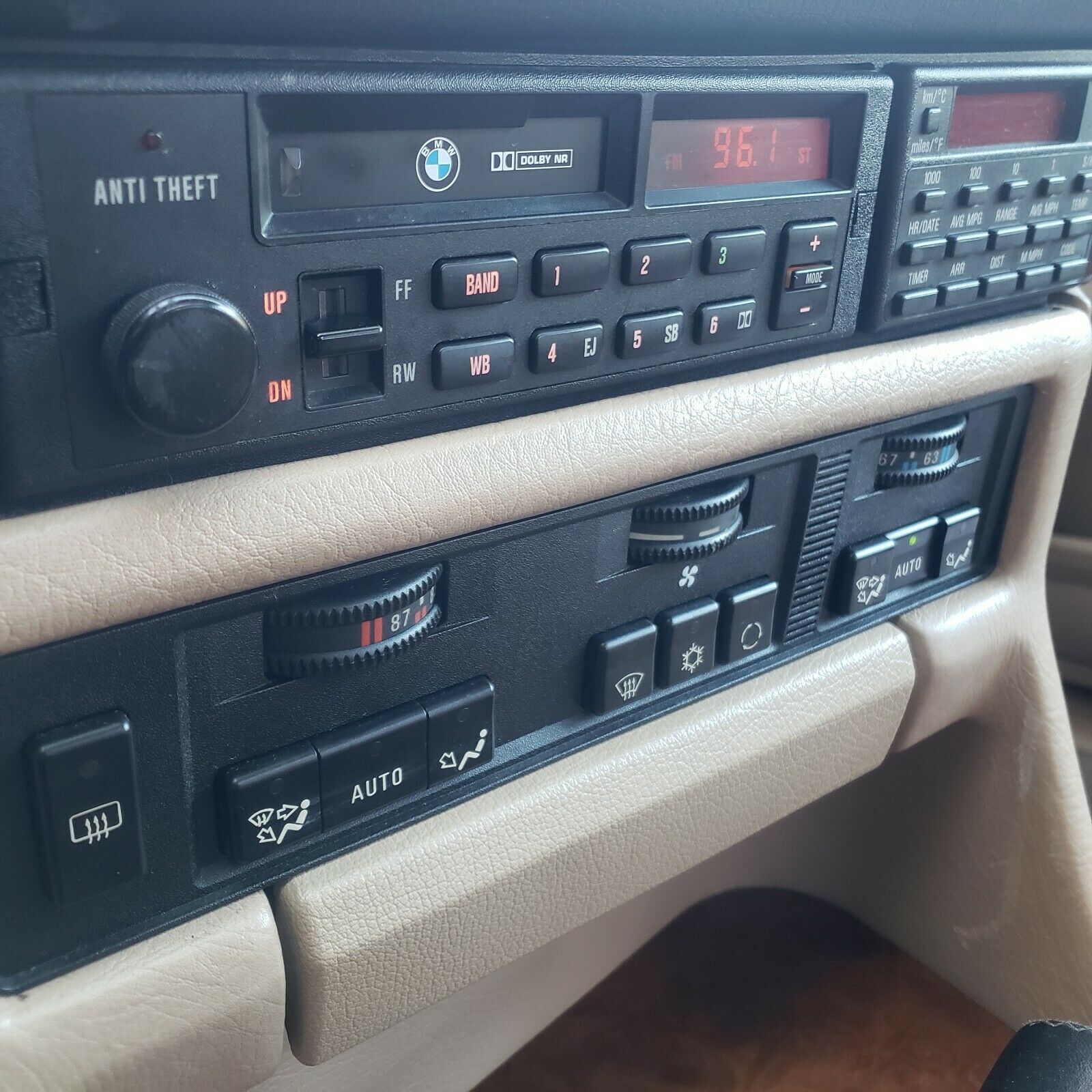 bmw 735i 1989 only 84k! california classic collectible bmw 7 series e32