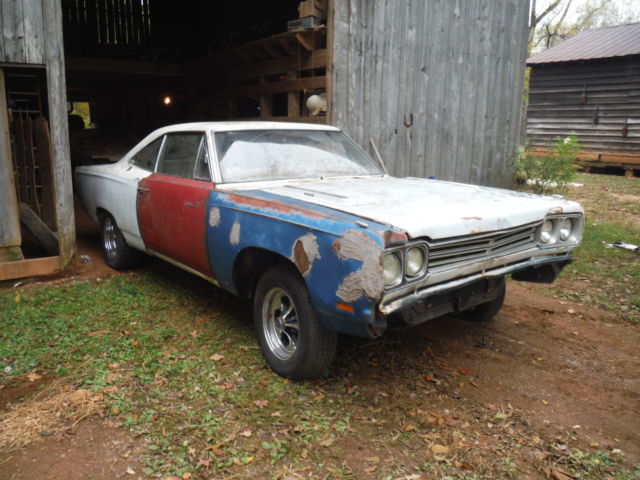 1969 plymouth dodge roadrunner rm21h9 no title complete matching # 383 68 70