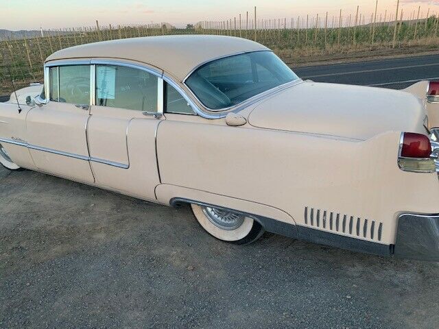 1955 cadillac series 62 fleetwood 4 door with factory air conditioning