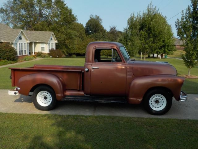 1951 chevrolet pickup, mild old school custom, runs great
