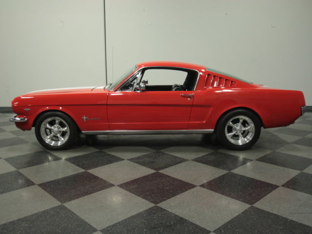 clean a-code fastback, strong 302 v8, aluminum heads, 4-speed, longtube/duals!!