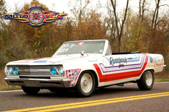 1965 chevrolet chevelle malibu convertible, nhra record holder, 4 speed manual