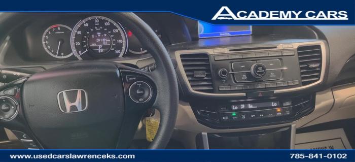 used 2016 honda accord lx sedan lawrence, ks 66044 for sale in laurence, kansas