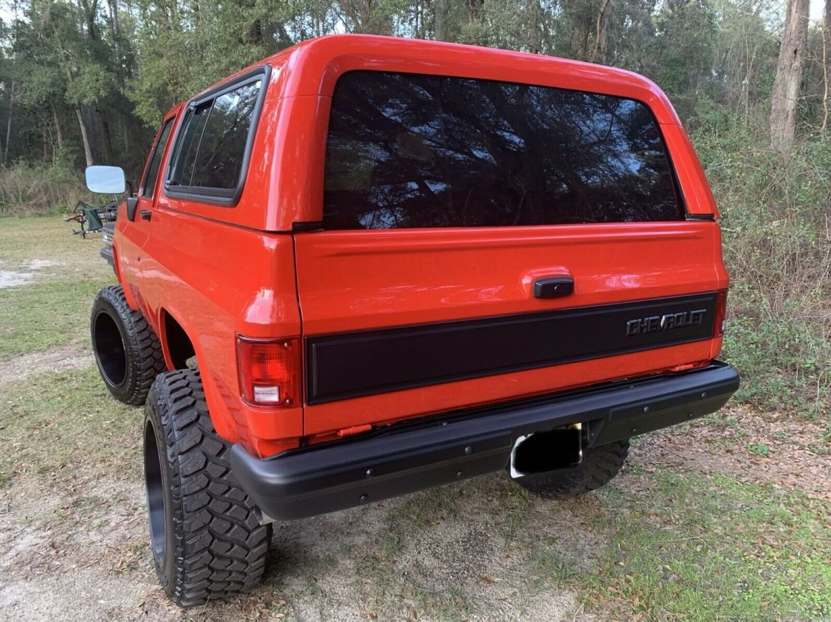 1984 chevrolet k5 blazer suv orange 4wd automatic k10
