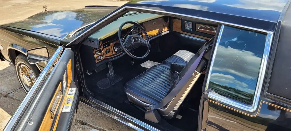 1985 cadillac eldorado black 65800 miles 2 owners oregon to texas 2012