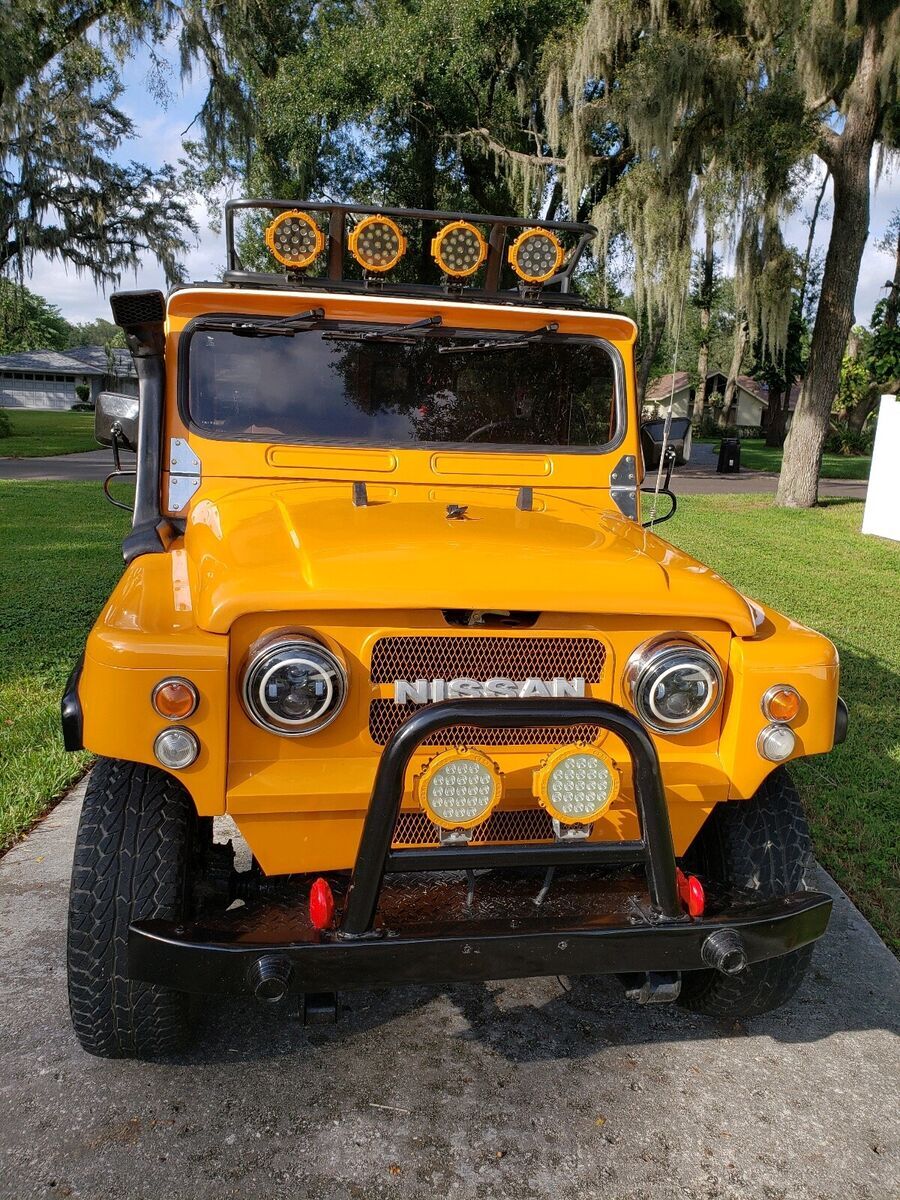 1973 nissan patrol suv orange 4wd manual