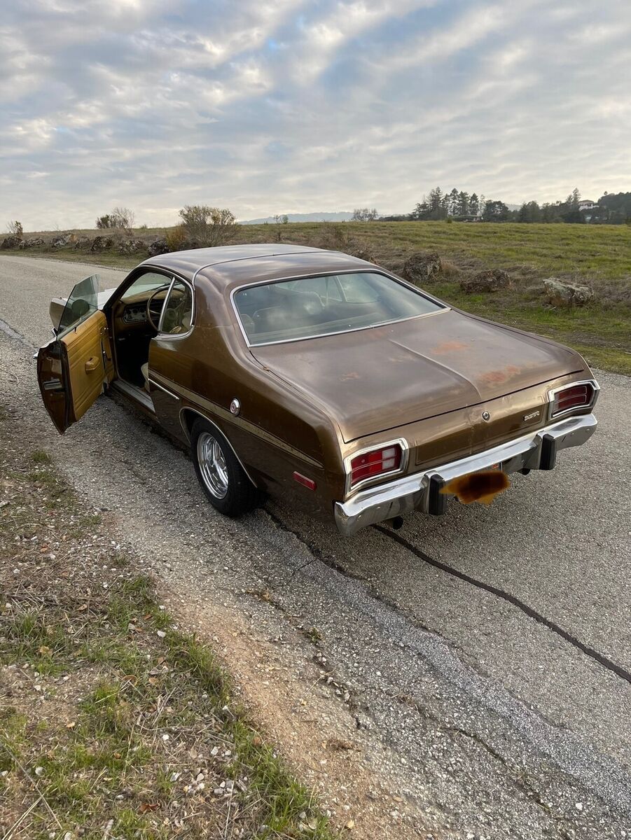 1973 plymouth duster coupe brown rwd automatic