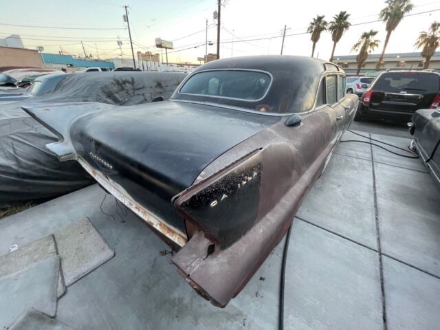 1958 cadillac fleetwood 75 black rwd automatic limousine