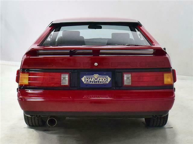 1985 toyota supra p-type 126560 miles super deep red straight 6 cylinder engine