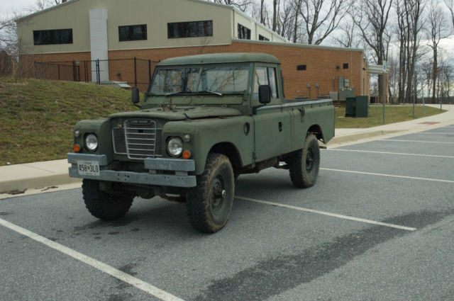 land rover series iii pickup military ffr 109" wheelbase