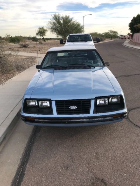 83 ford mustang glx convertible one owner in excellent shape