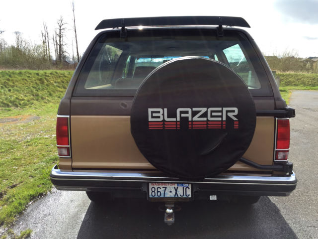 1987 chevy s10 blazer 4x4 2dr suv 2.8l v6 eng" 90k actual miles 1owner rust free