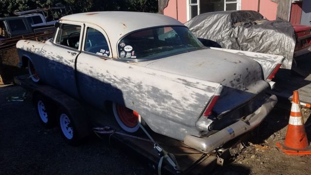 1956 plymouth coupe twin carbs and tandem axle car fury trailer rare video resto