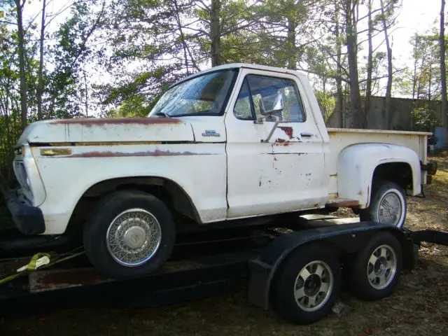 f100 step side p.u. in solid cond. this is not a rust bucket