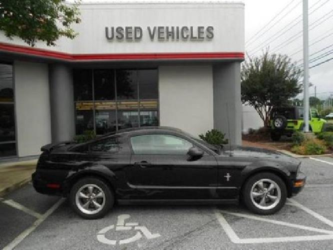 black 2006 ford mustang v6 sport coupe*leather*automatic*carfax*call in greensboro, nc