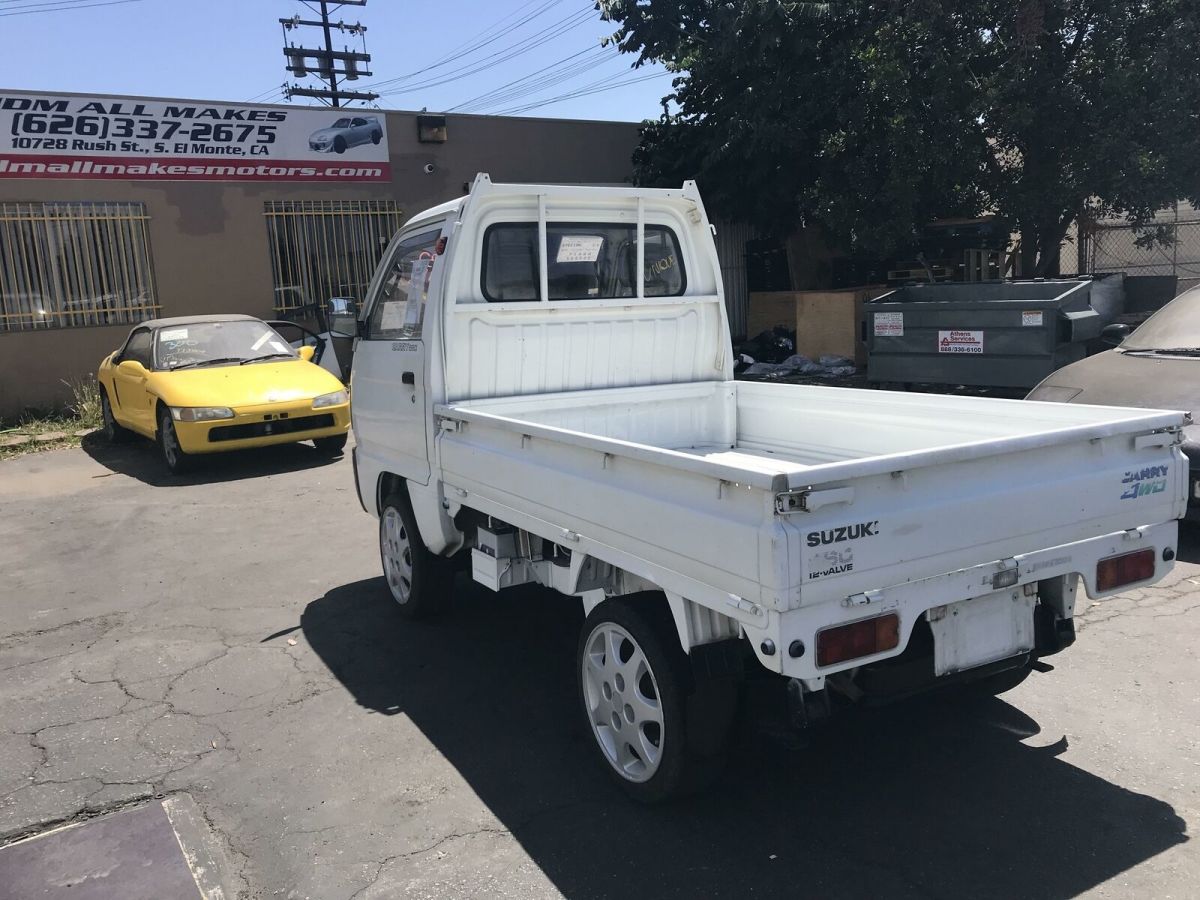 1991 suzuki carry kei truck a/c equipped 4x4 or 2wd on demand extra low gear 5mt