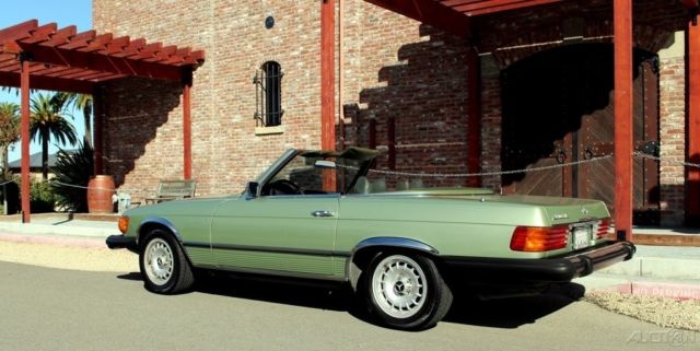 1975 mercedes 280sl convertible original paint both tops