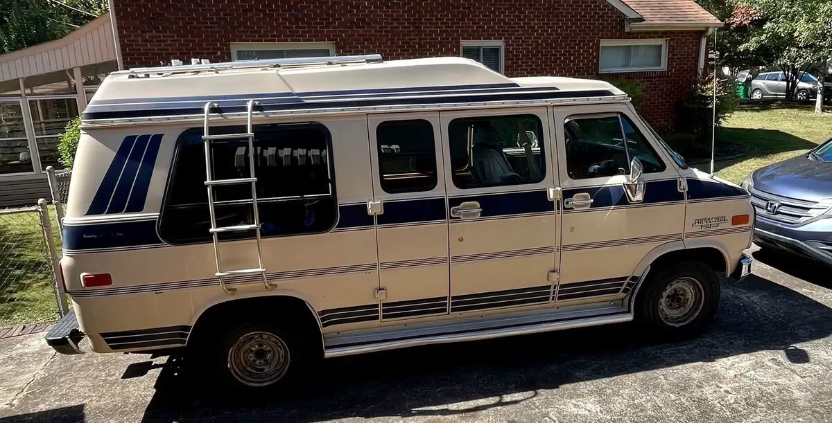 1987 chevrolet sportvan / van van brown rwd automatic g20