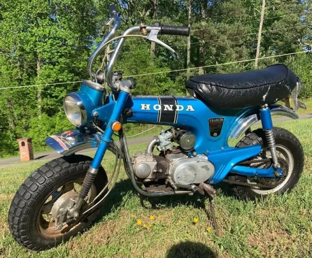 a unrestored org paint garaged survivor z50 mini 50 110 dirt bike 4 atv wheeler
