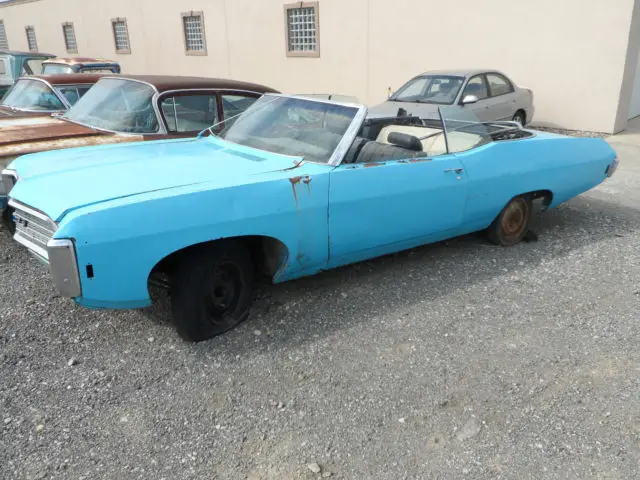 1969 chevrolet impala convertible 427 big block bbc th400 automatic floor shift