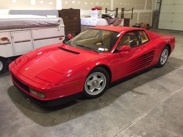 no reserve1987 ferrari testarossa 8k miles private seller