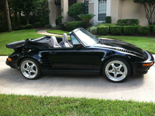 1988 porsche 911 turbo carrera convertible 2-door 3.3l factory slant nose