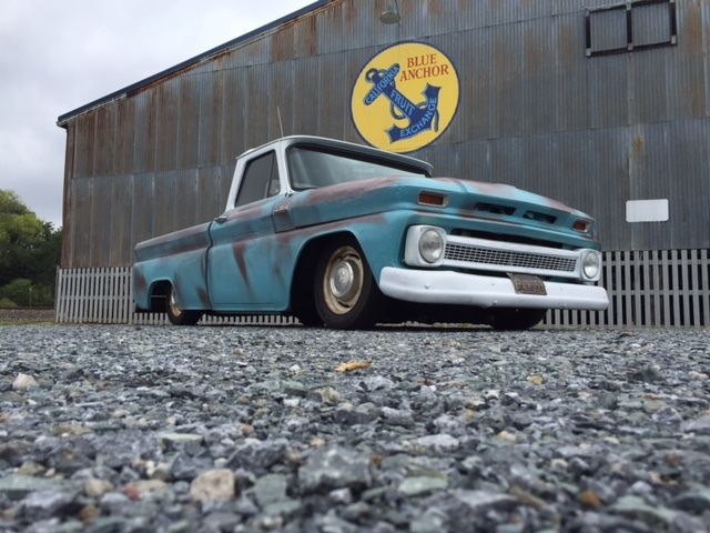 1965 chevy c10 fleet side short bed california air bagged truck