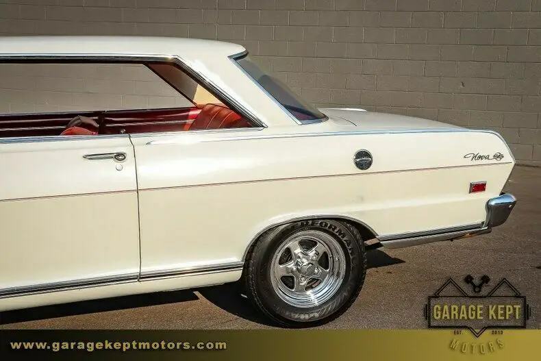 1965 chevrolet nova ss white coupe 283ci v8 97275 miles