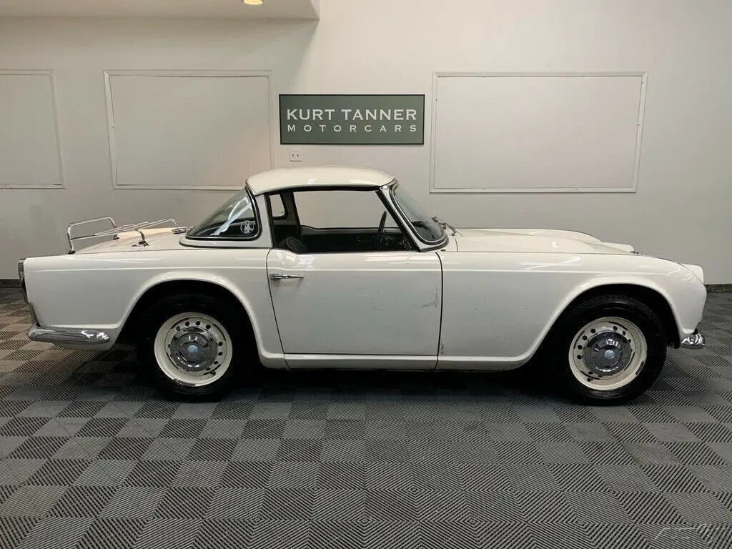 1965 triumph tr4 surrey top. od. well-preserved original car with great options