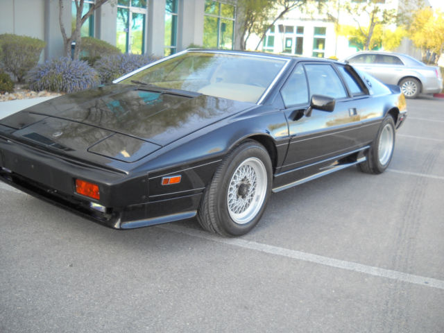 lotus turbo esprit targa top super straight ! dry desert climate fast, quick exc
