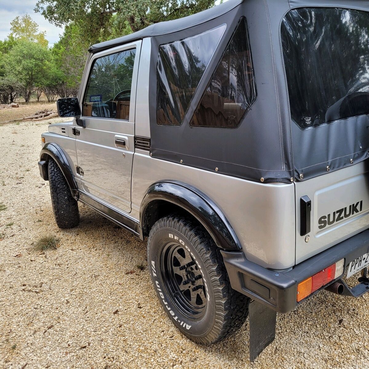 1988 suzuki samurai convertible grey