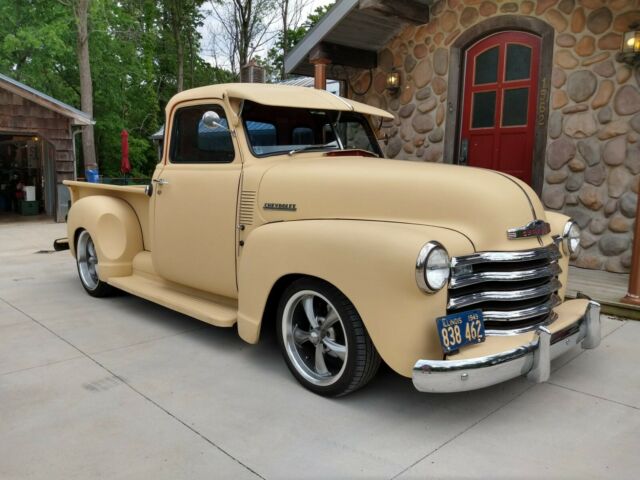 1949 chevrolet 3100 pickup 5-window 350 v8 trans p/s p/b coilovers clean body