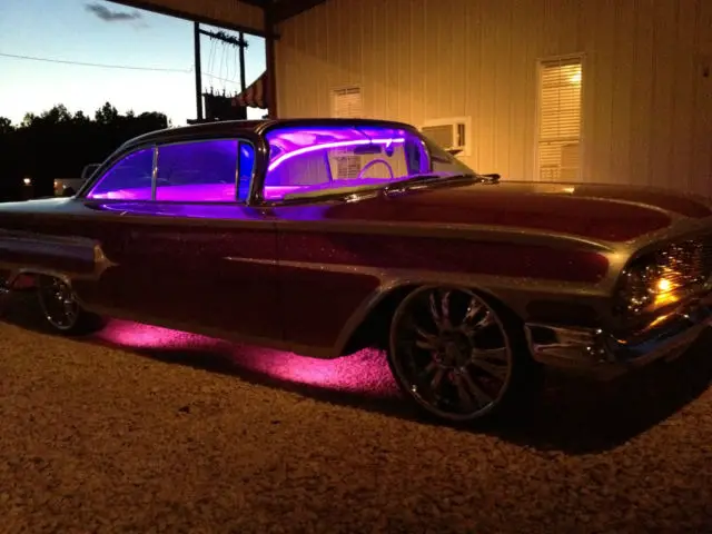 1960 chevy impala so.cal.custom metal flake cruiser lead sled show car