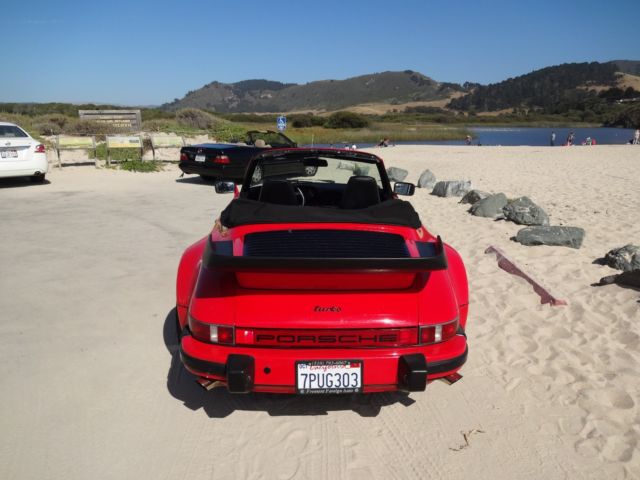 1985 porsche 911 carrera cabriolet with porsche 930 engine turbo 3.3l manual rwd