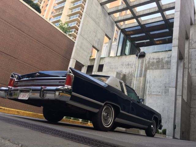 1978 lincoln continental town coupe, low mileage original, sunroof & 460