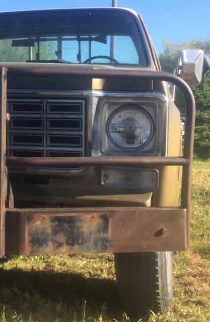 heavy duty 1976 chevy pickup legendary workhorse! runs on propane! 4wd! awesome!