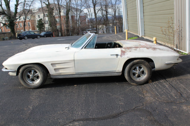 1963 corvette convertible project